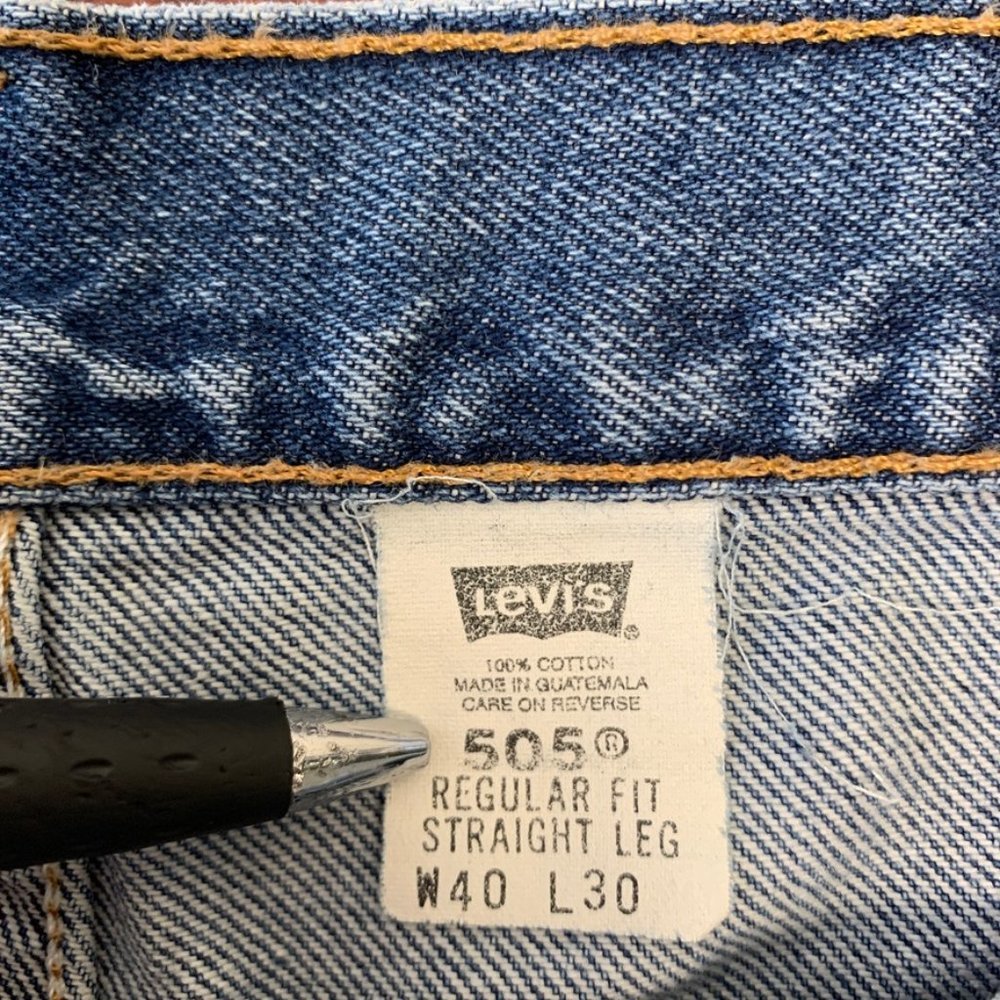 Vintage Men's 505 Levi's High Rise Mom Jeans - Picture 6 of 8